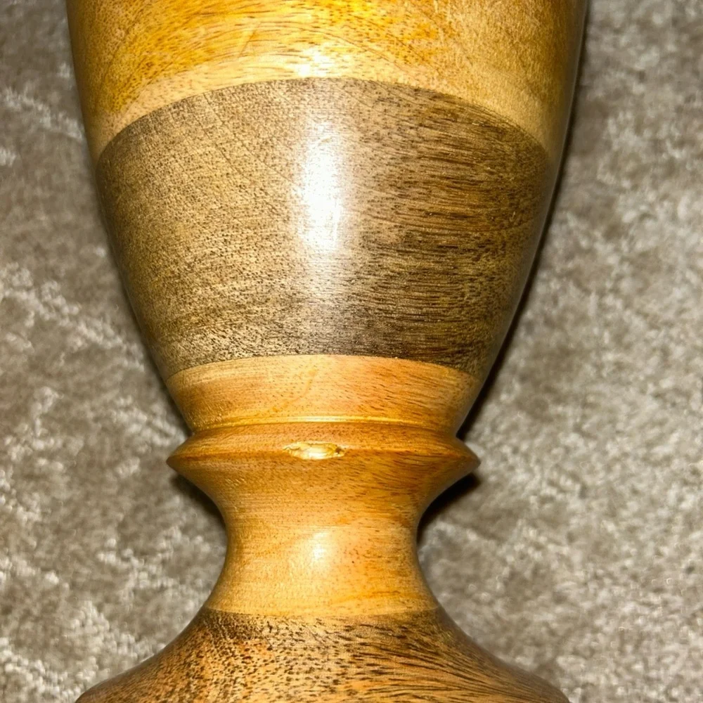 Threshold Wooden Vase Finial 9”